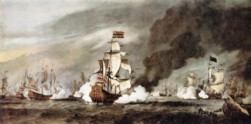 ボート Painting - テクセル海洋ウィレム ファン デ ヴェルデ ザ ヤンガー ボート海景